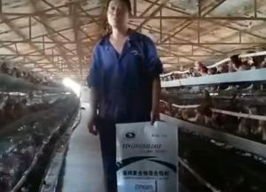 原保軍在河南安陽(yáng)為益農(nóng)蛋雞預(yù)混料代言！